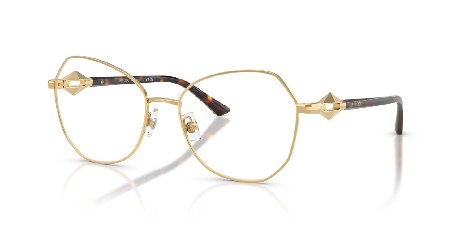 Eyeglasses Jimmy Choo JC 2011 (3023) color oro shape round lenses lente demo