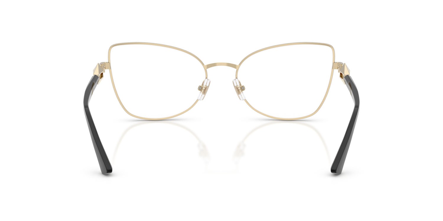 Eyeglasses Jimmy Choo JC 2012 (3010) color oro pallido/nero shape cat eye lenses lente demo