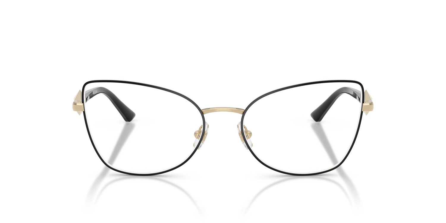 Eyeglasses Jimmy Choo JC 2012 (3010) color oro pallido/nero shape cat eye lenses lente demo
