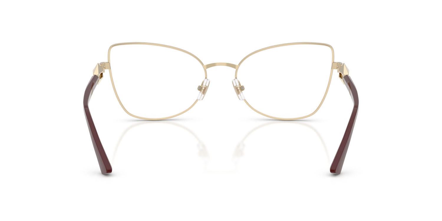 Eyeglasses Jimmy Choo JC 2012 (3025) color oro pallido/rosso shape cat eye lenses lente demo