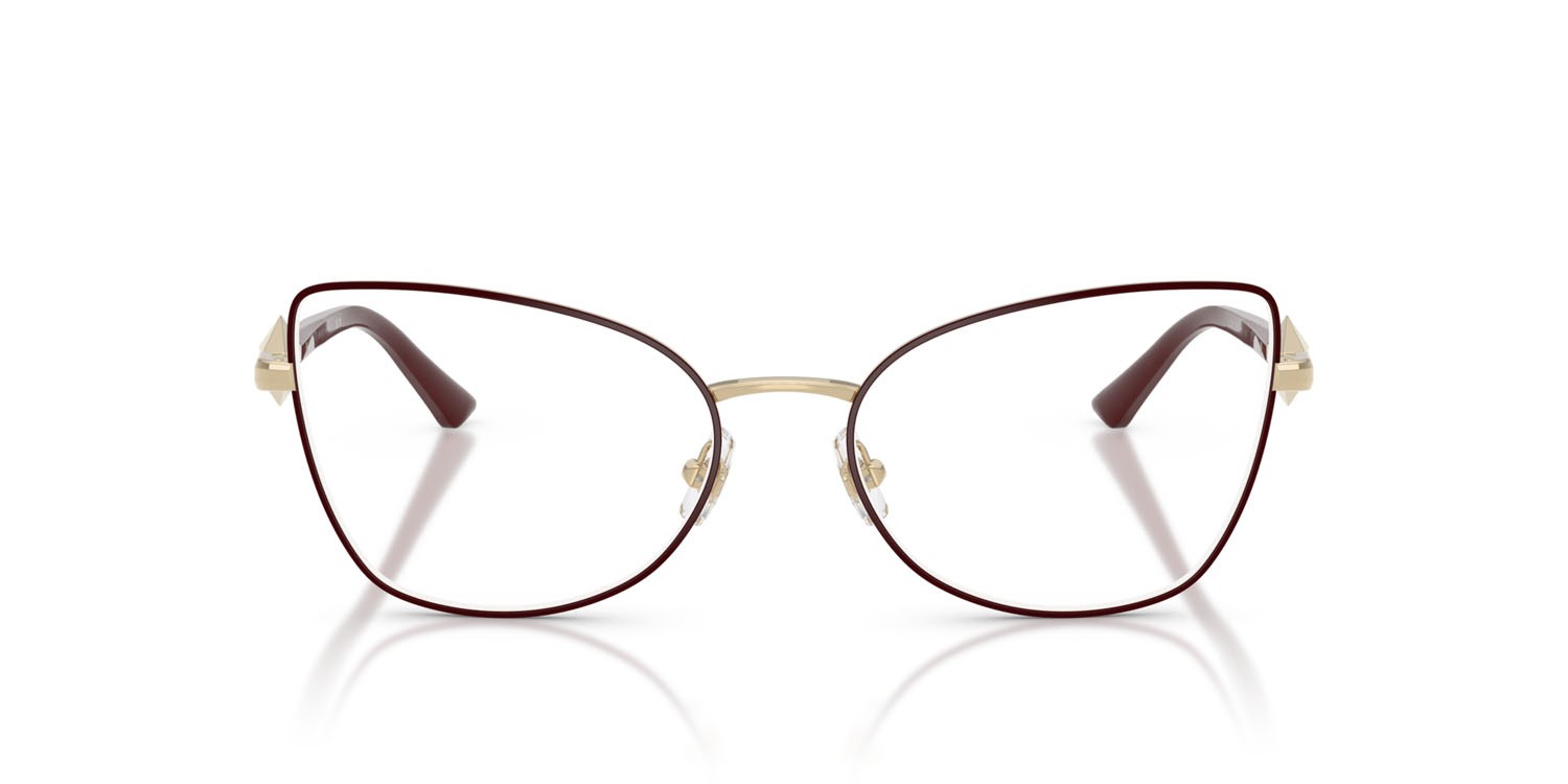 Eyeglasses Jimmy Choo JC 2012 (3025) color oro pallido/rosso shape cat eye lenses lente demo