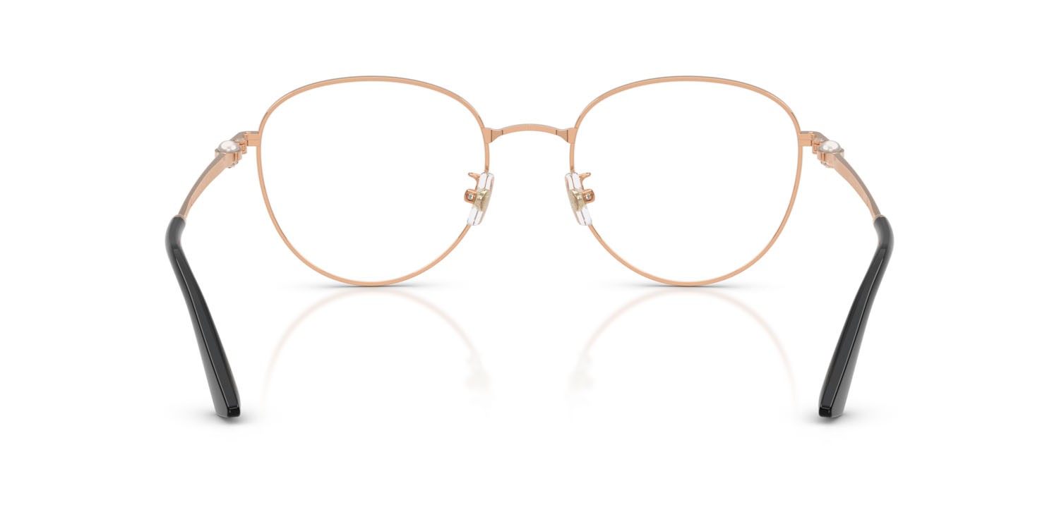 Eyeglasses Jimmy Choo JC 2013HD (3022) color oro rose/nero shape round lenses lente demo