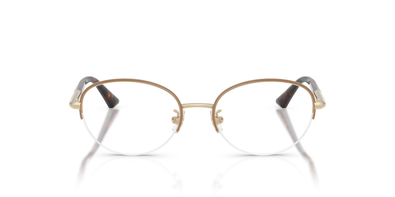 Eyeglasses Jimmy Choo JC 2014D (3019) color oro pallido/biscotto shape oval lenses lente demo