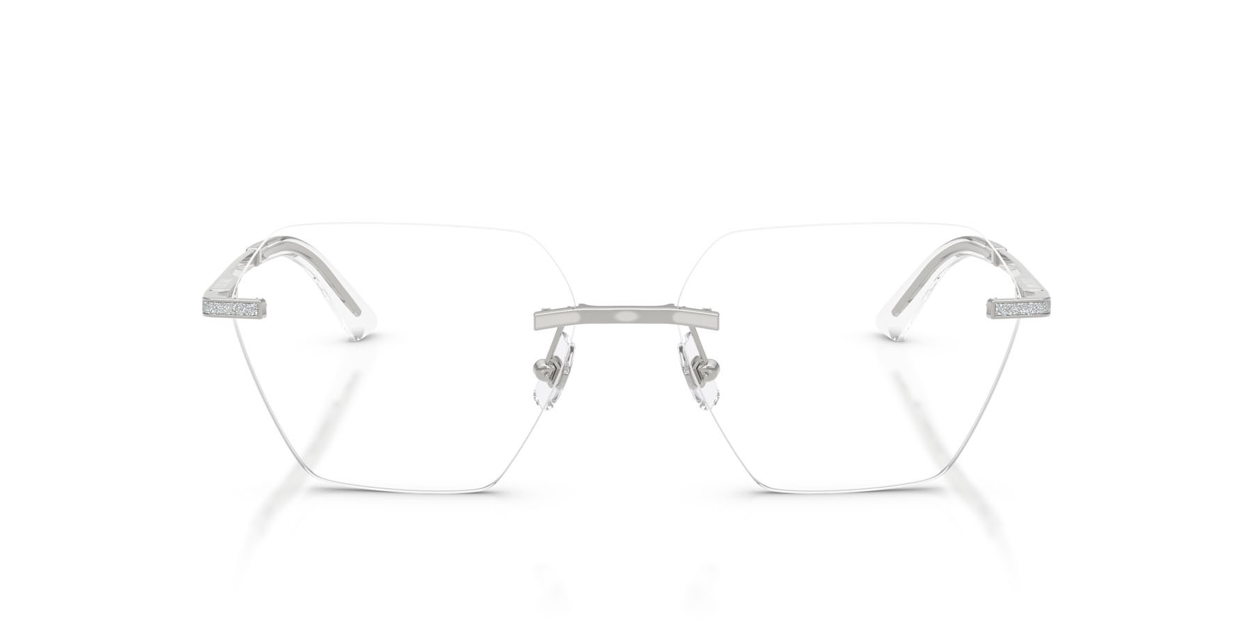 Eyeglasses Jimmy Choo JC 2016J (3002) color argento shape irregular lenses lente demo