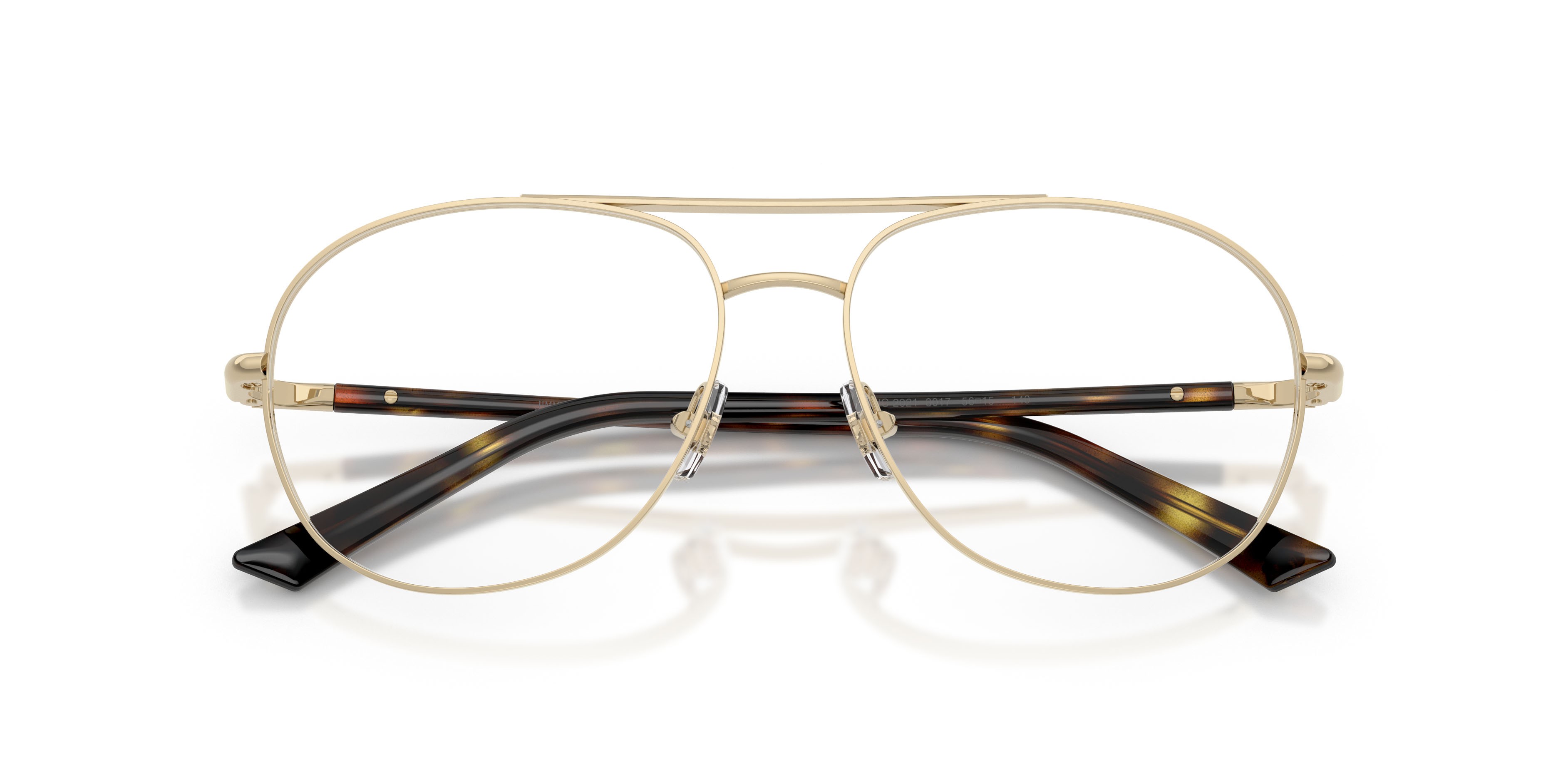 Eyeglasses Jimmy Choo JC 2021 (3017) color oro pallido shape aviator lenses lente demo