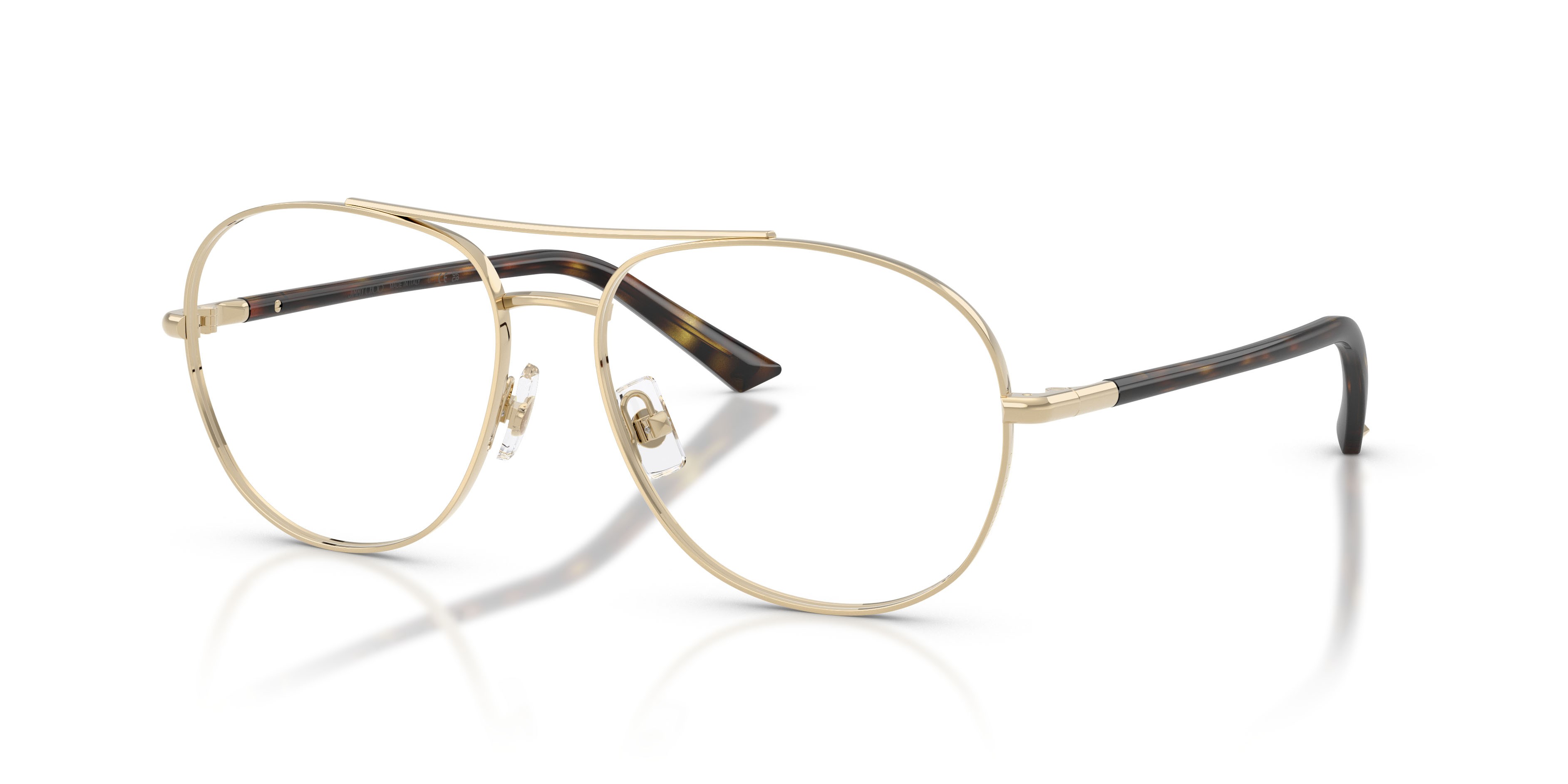 Eyeglasses Jimmy Choo JC 2021 (3017) color oro pallido shape aviator lenses lente demo