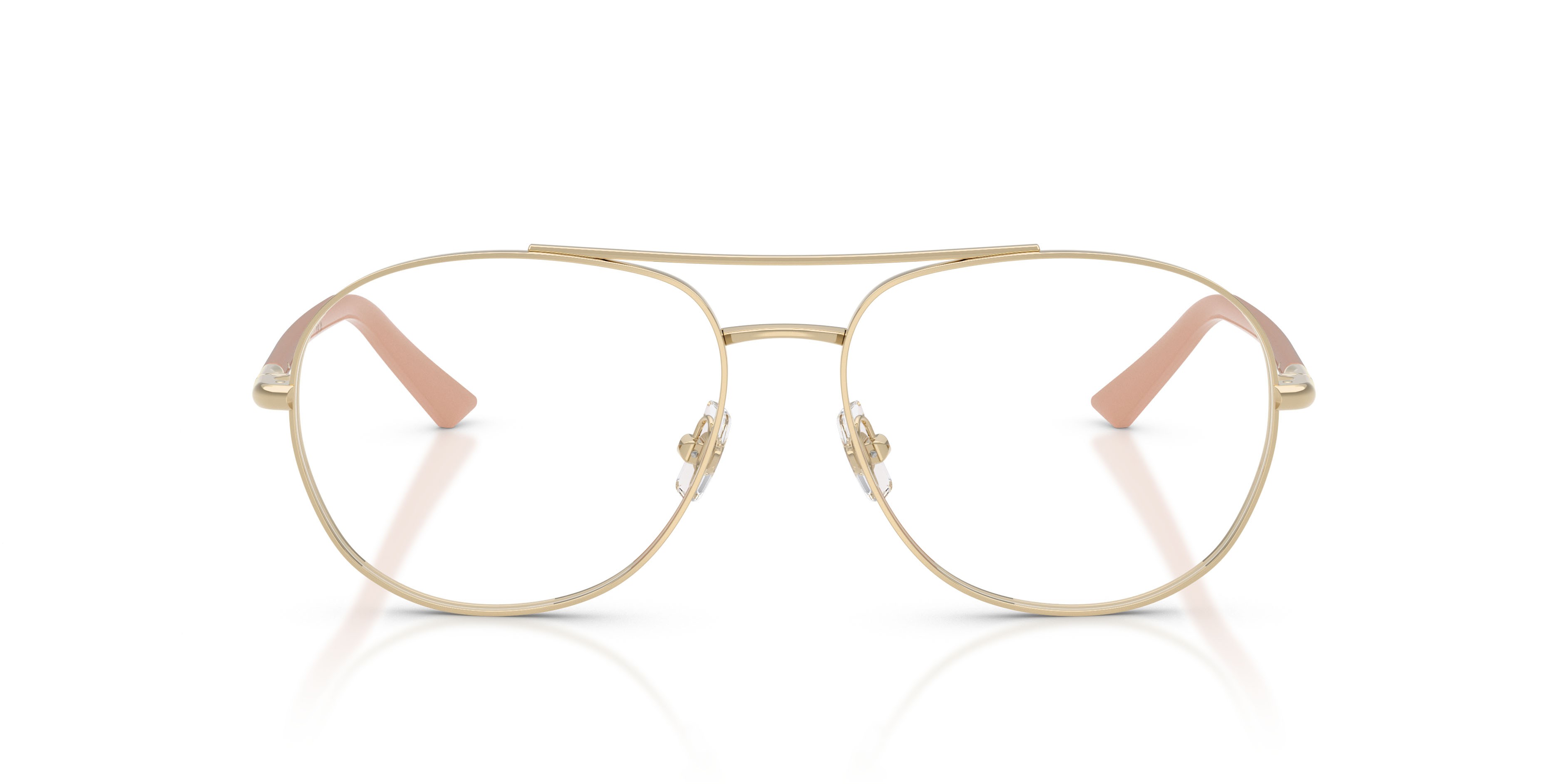 Eyeglasses Jimmy Choo JC 2021 (3027) color oro pallido shape aviator lenses lente demo