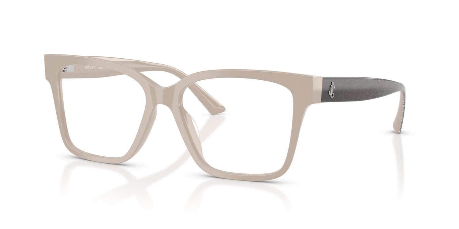 Eyeglasses Jimmy Choo JC 3006U (5033) color sabbia shape square lenses lente demo