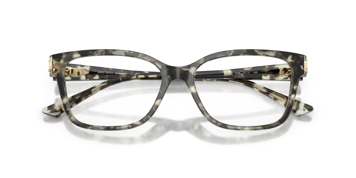 Eyeglasses Jimmy Choo JC 3012 (5068) color avana latte shape square lenses lente demo