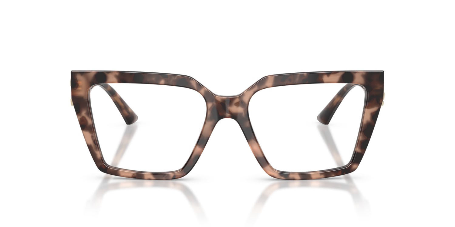 Eyeglasses Jimmy Choo JC 3017U (5070) color havana rosa shape cat eye lenses lente demo