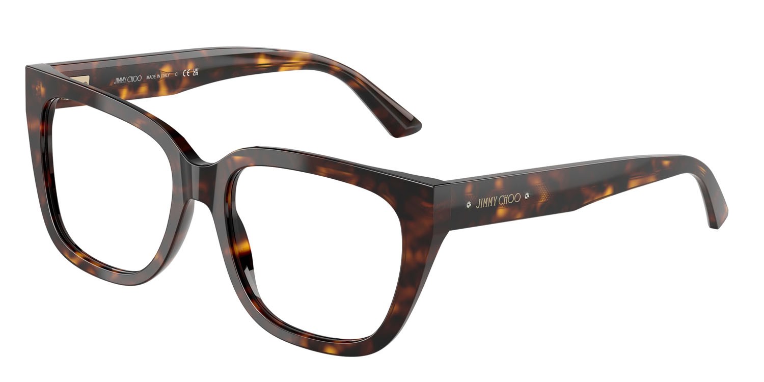 Eyeglasses Jimmy Choo JC 3019B (5002) color havana shape square lenses lente demo