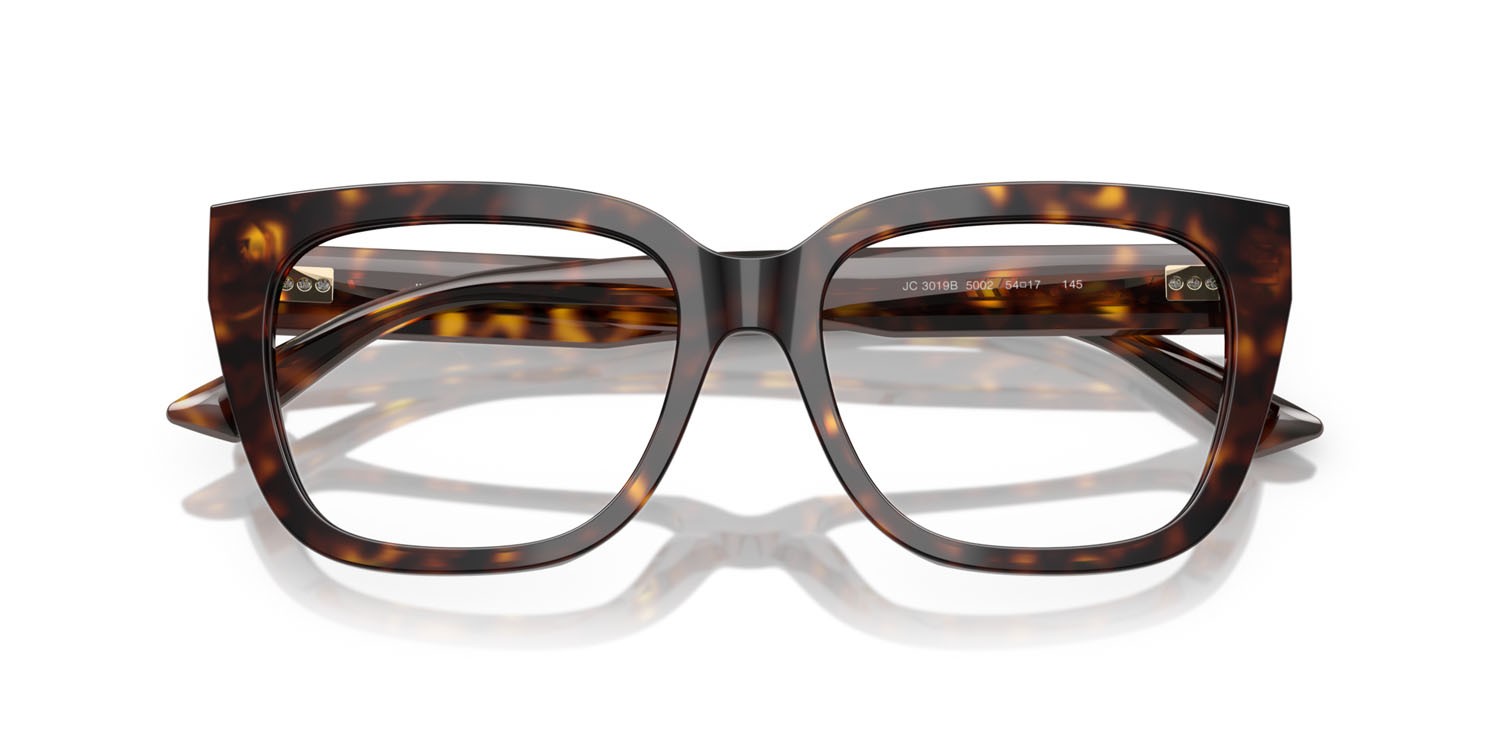 Eyeglasses Jimmy Choo JC 3019B (5002) color havana shape square lenses lente demo
