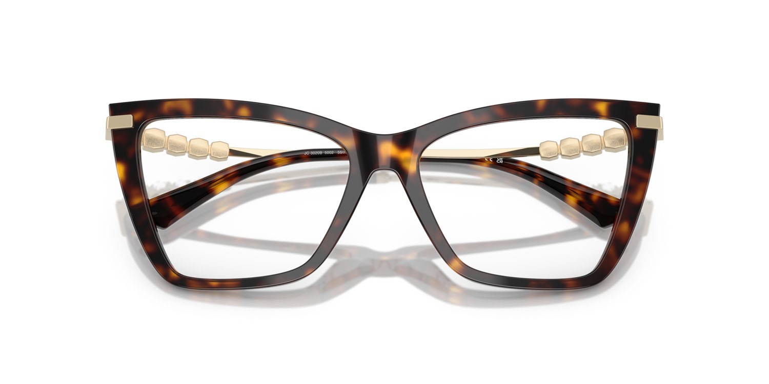 Eyeglasses Jimmy Choo JC 3020B (5002) color havana shape cat eye lenses lente demo