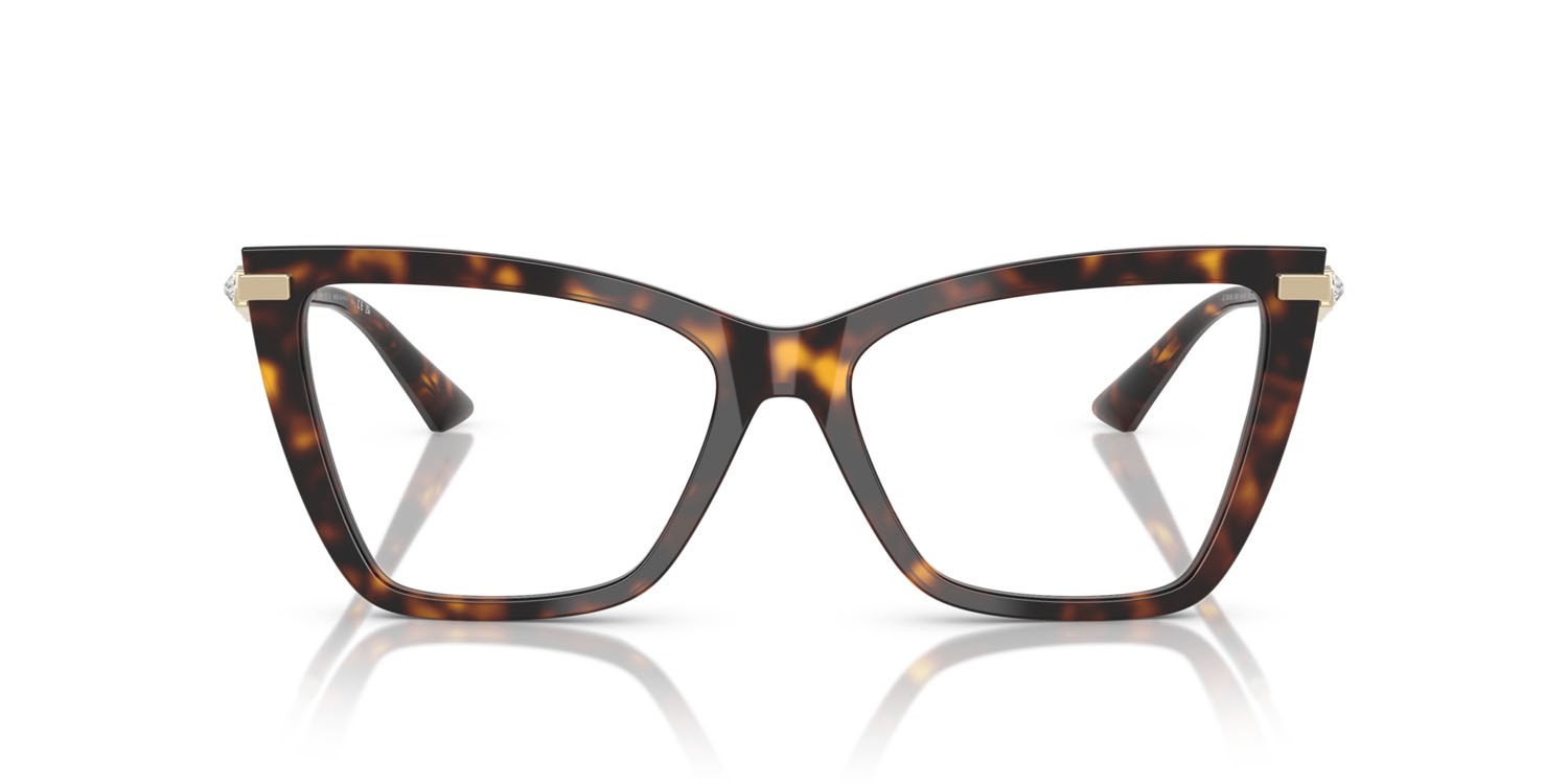 Eyeglasses Jimmy Choo JC 3020B (5002) color havana shape cat eye lenses lente demo