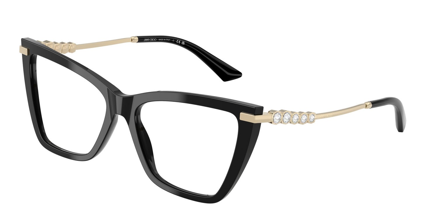 Eyeglasses Jimmy Choo JC 3020B (5017) color nero shape cat eye lenses lente demo