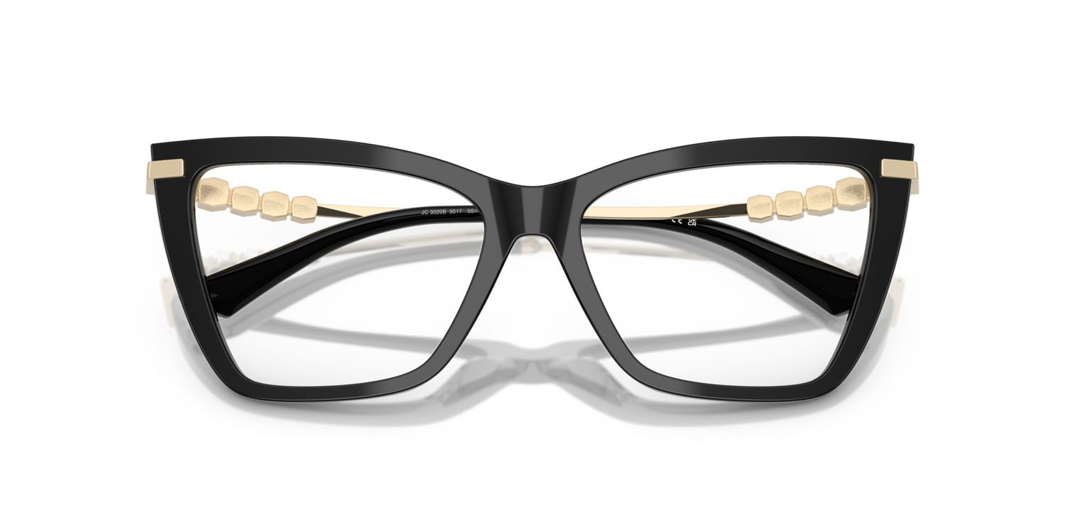 Eyeglasses Jimmy Choo JC 3020B (5017) color nero shape cat eye lenses lente demo