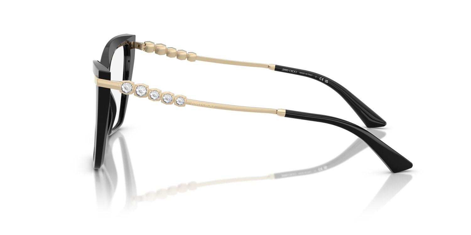 Eyeglasses Jimmy Choo JC 3020B (5017) color nero shape cat eye lenses lente demo