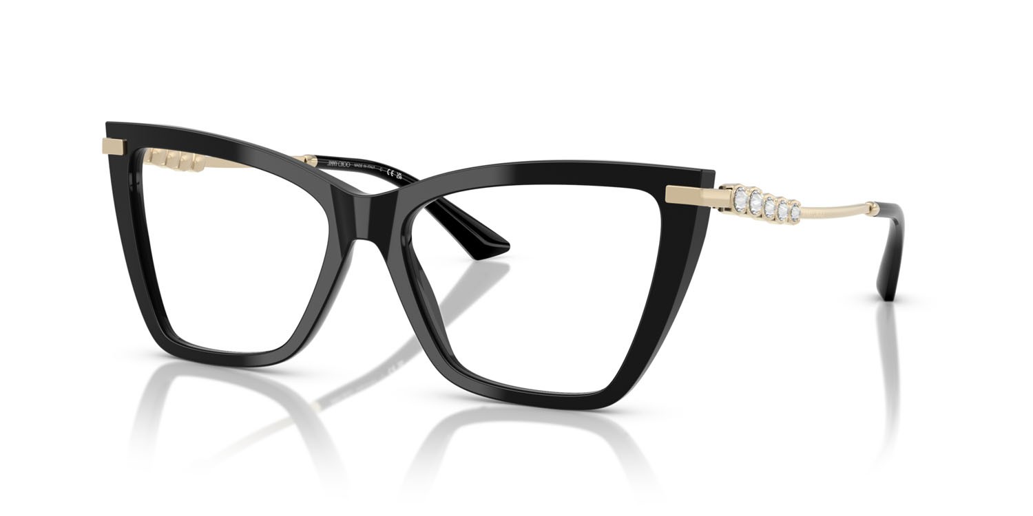 Eyeglasses Jimmy Choo JC 3020B (5017) color nero shape cat eye lenses lente demo
