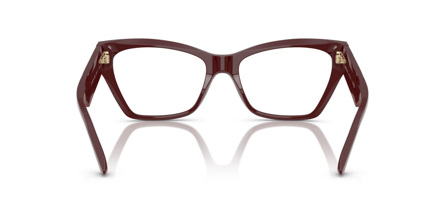 Eyeglasses Jimmy Choo JC 3021H (5057) color rosso shape cat eye lenses lente demo