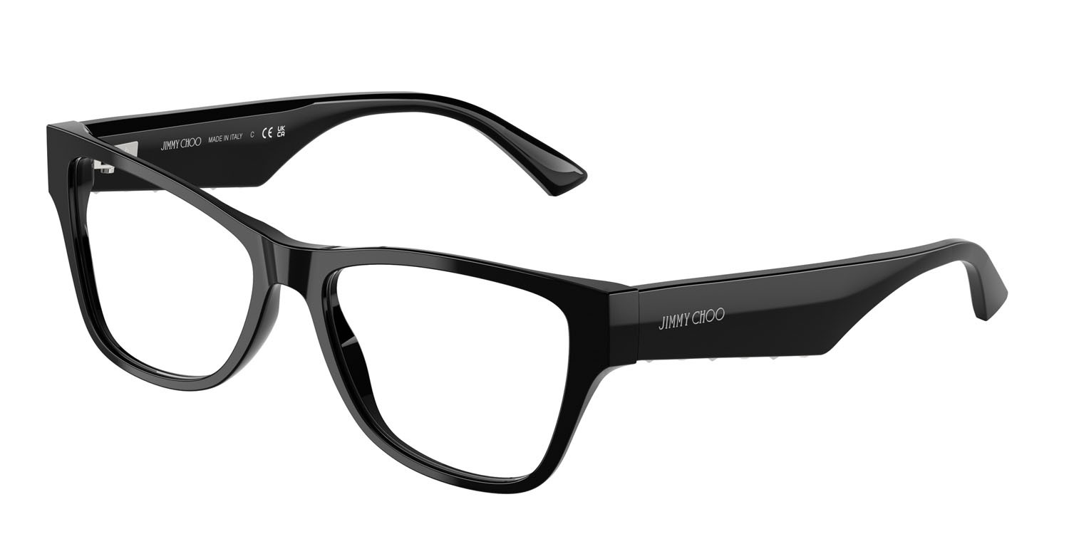 Occhiali da vista Jimmy Choo JC 3022H (5000) colore nero forma quadrato lenti lente demo