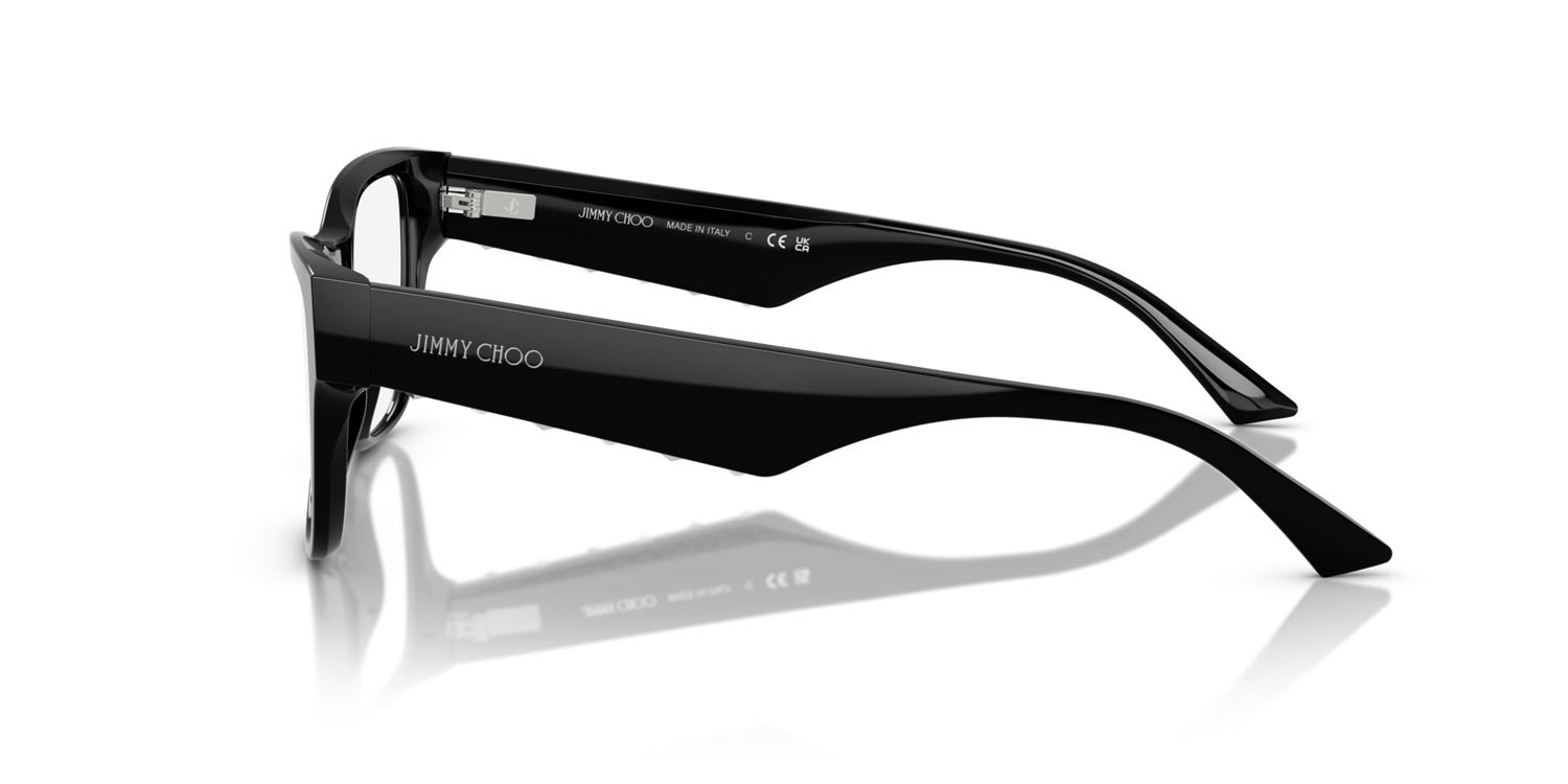 Occhiali da vista Jimmy Choo JC 3022H (5000) colore nero forma quadrato lenti lente demo