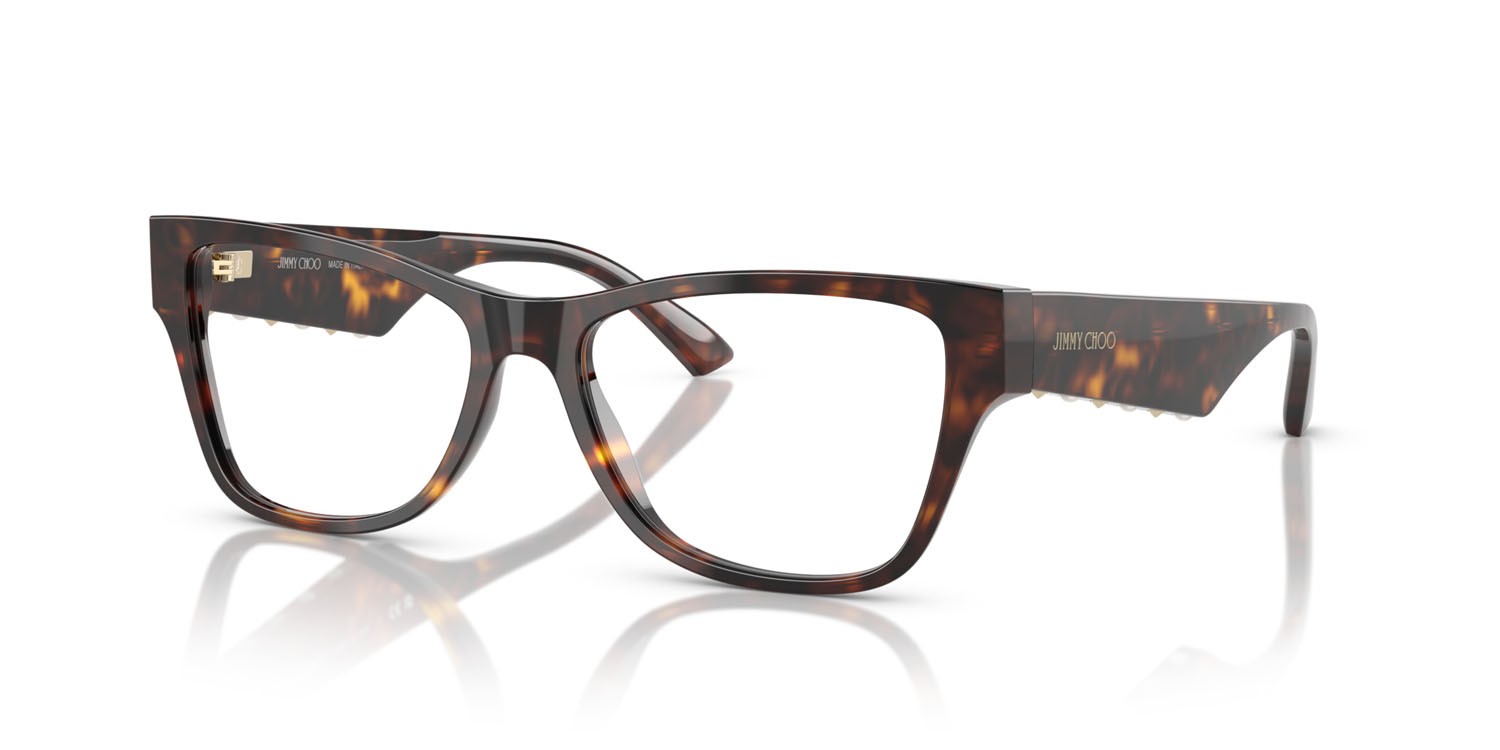 Eyeglasses Jimmy Choo JC 3022H (5002) color havana shape square lenses lente demo
