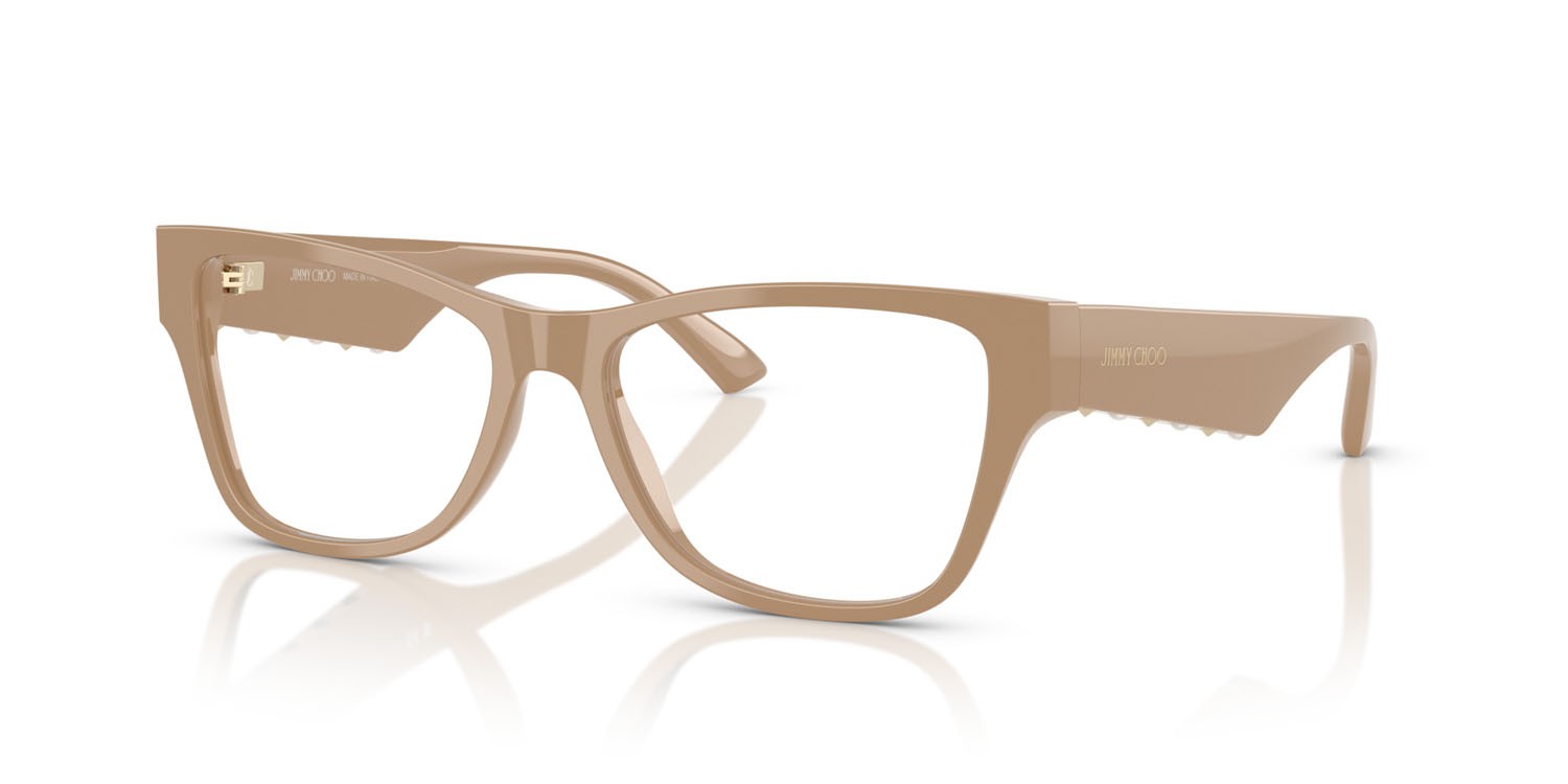 Eyeglasses Jimmy Choo JC 3022H (5058) color marrone biscotto shape square lenses lente demo