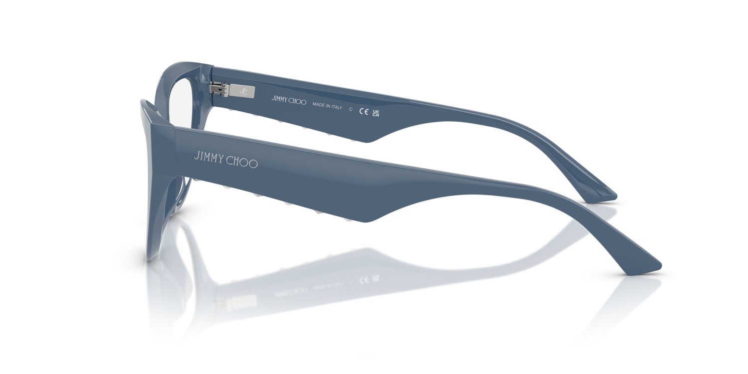 Eyeglasses Jimmy Choo JC 3023HU (5020) color blu shape cat eye lenses lente demo