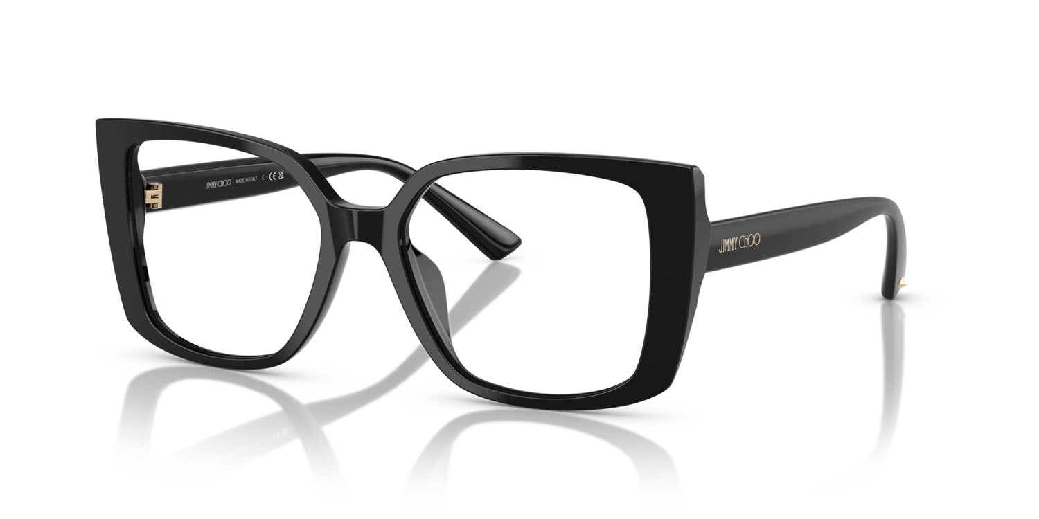 Eyeglasses Jimmy Choo JC 3024U (5000) color nero shape butterfly lenses lente demo