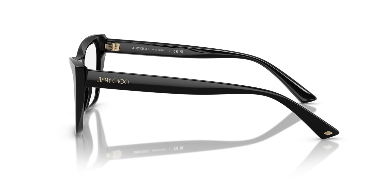 Eyeglasses Jimmy Choo JC 3025 (5000) color nero shape cat eye lenses lente demo