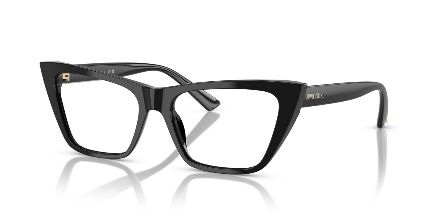 Eyeglasses Jimmy Choo JC 3025 (5000) color nero shape cat eye lenses lente demo