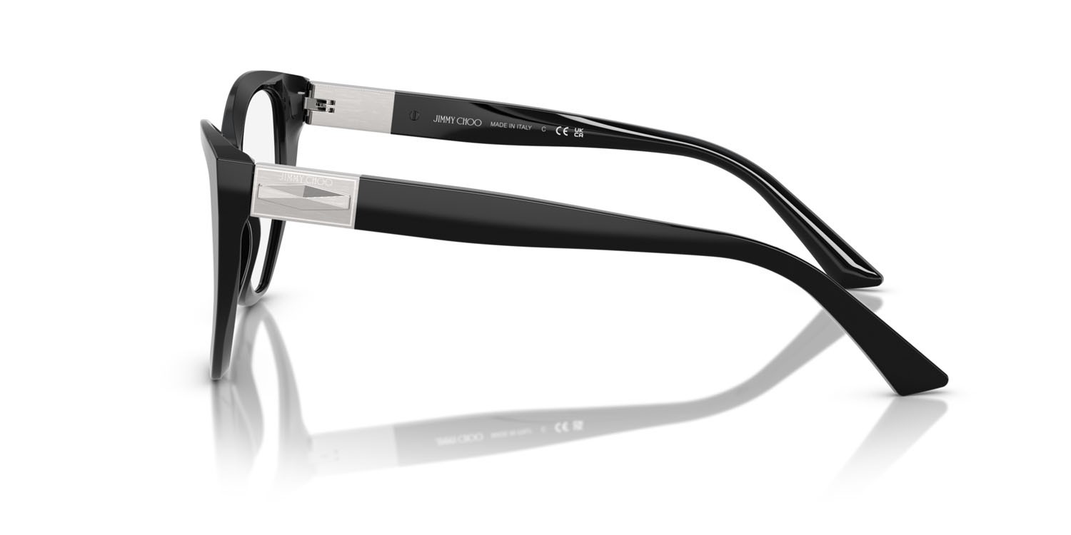Eyeglasses Jimmy Choo JC 3026 (5000) color nero shape irregular lenses lente demo