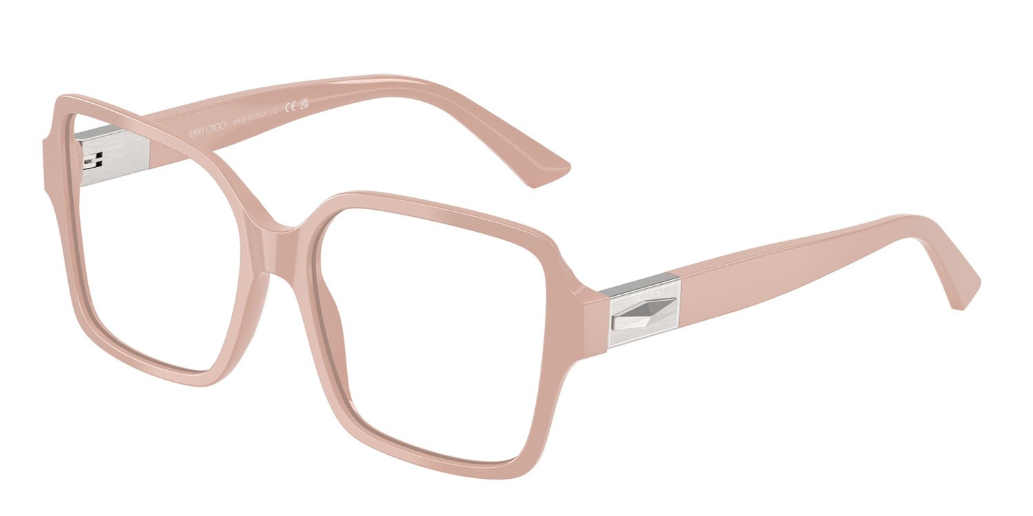 Eyeglasses Jimmy Choo JC 3027 (5014) color rosa shape square lenses lente demo