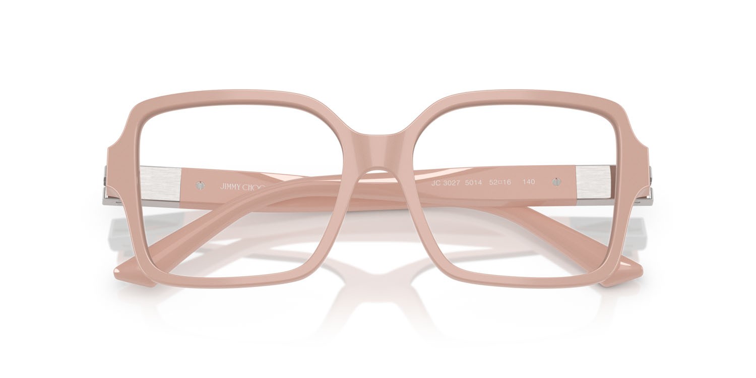 Eyeglasses Jimmy Choo JC 3027 (5014) color rosa shape square lenses lente demo