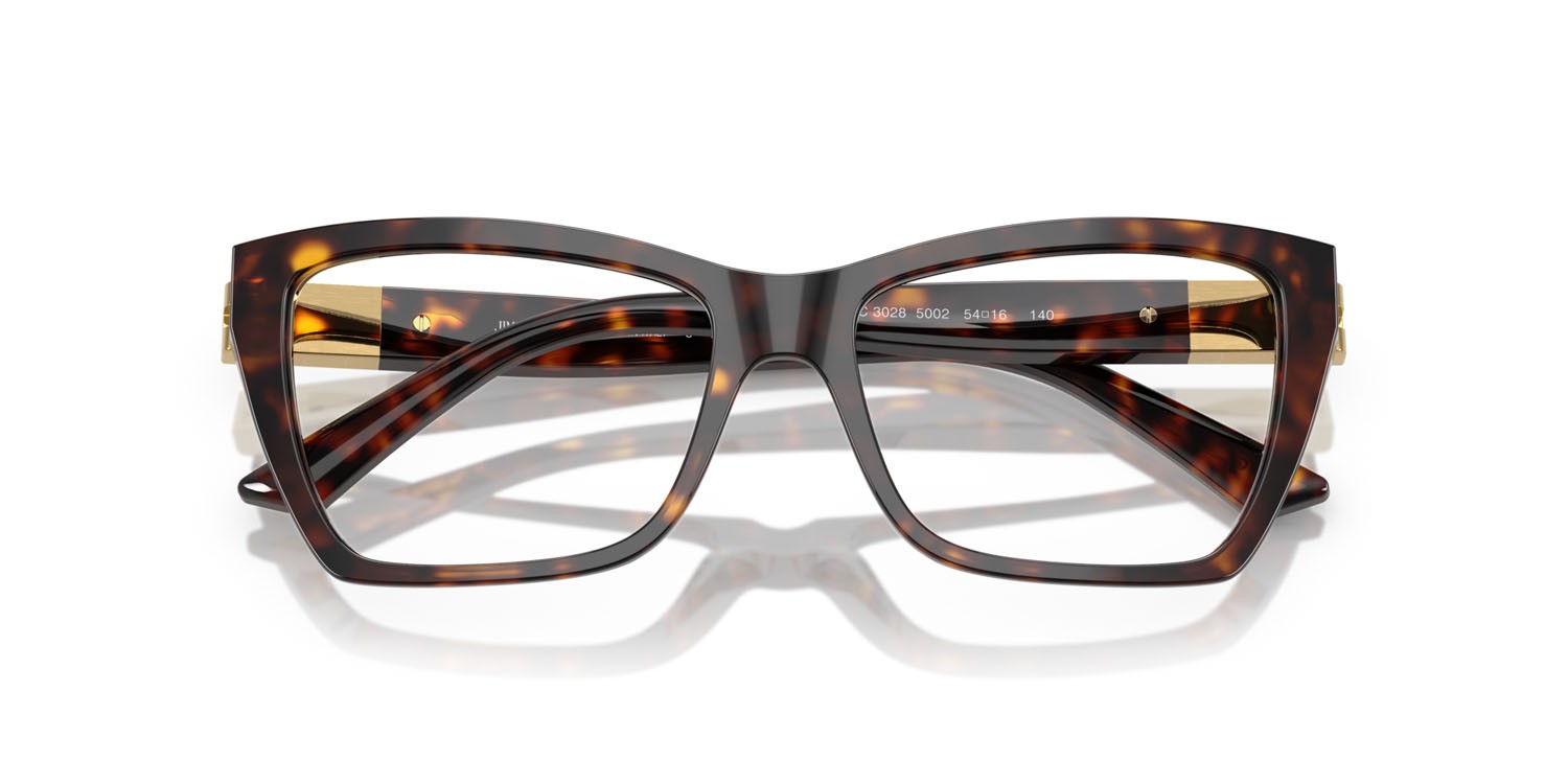 Eyeglasses Jimmy Choo JC 3028 (5002) color havana shape cat eye lenses lente demo