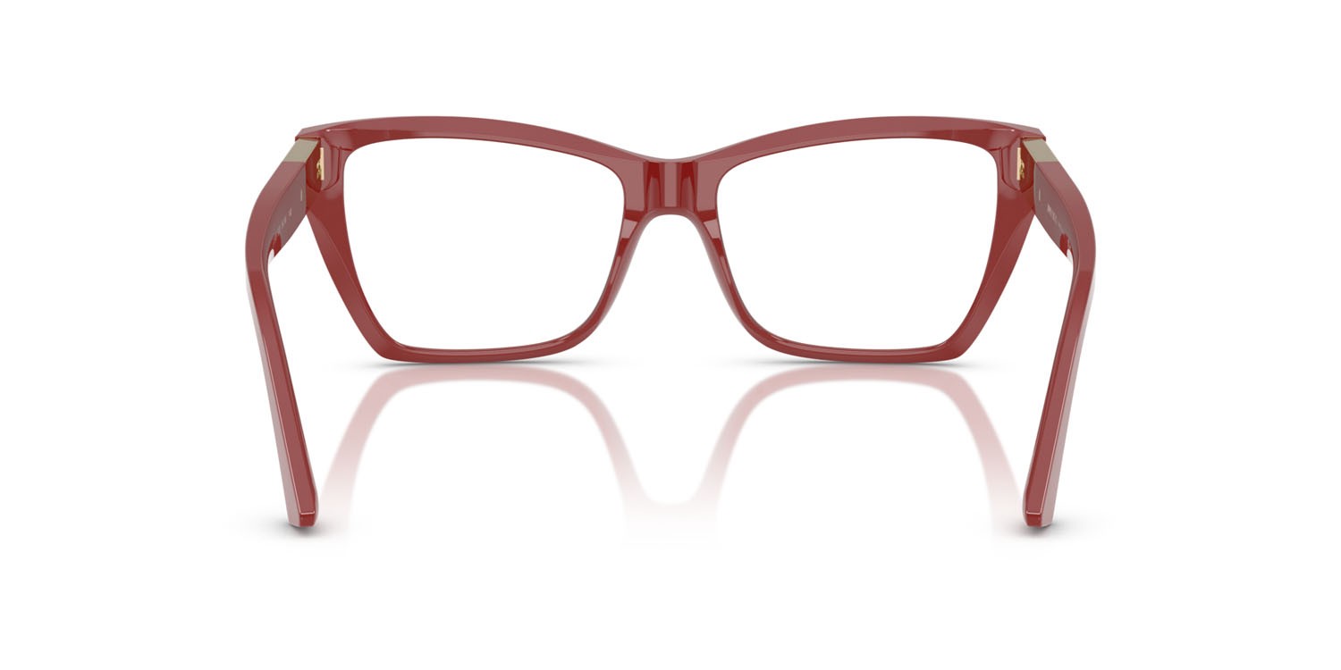Eyeglasses Jimmy Choo JC 3028 (5013) color mirtillo rosso shape cat eye lenses lente demo