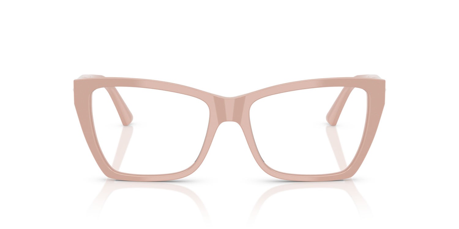 Eyeglasses Jimmy Choo JC 3028 (5014) color rosa shape cat eye lenses lente demo