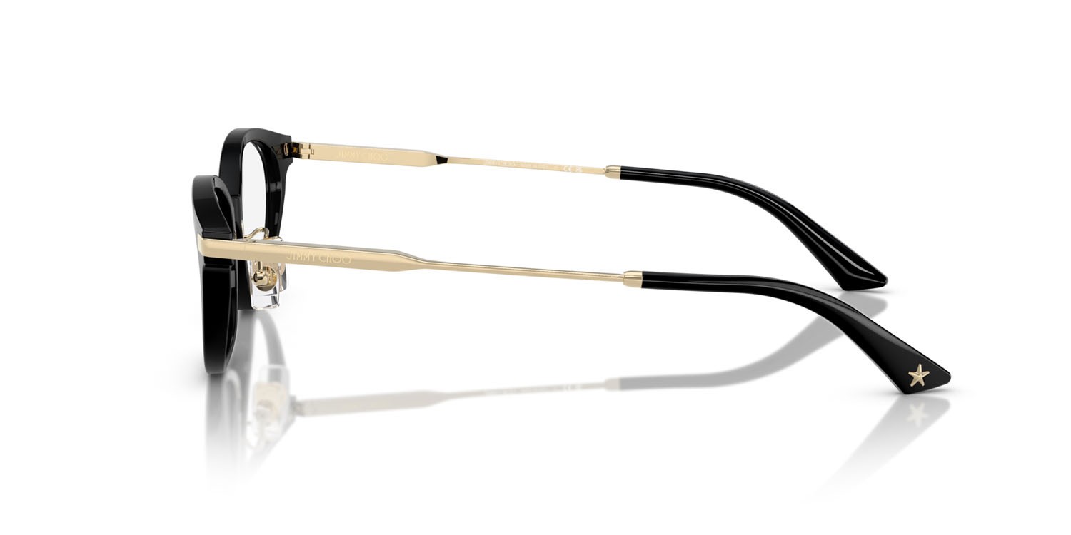 Eyeglasses Jimmy Choo JC 3029D (5000) color nero shape oval lenses lente demo
