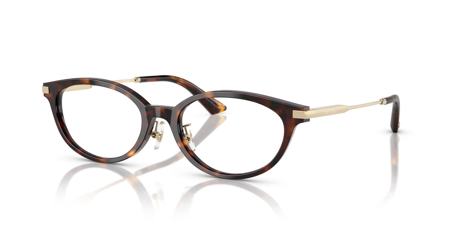 Eyeglasses Jimmy Choo JC 3029D (5002) color havana shape oval lenses lente demo