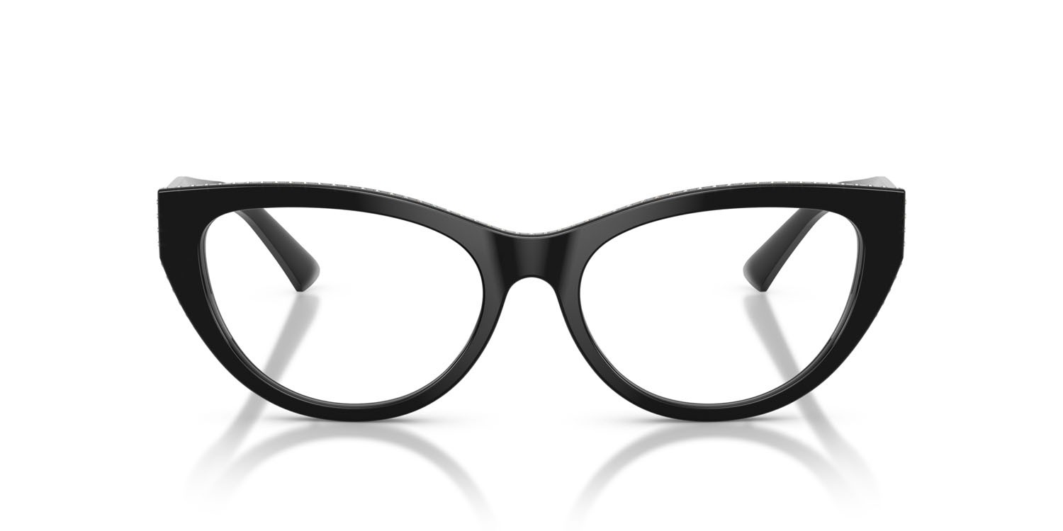 Eyeglasses Jimmy Choo JC 3030B (5000) color nero shape cat eye lenses lente demo