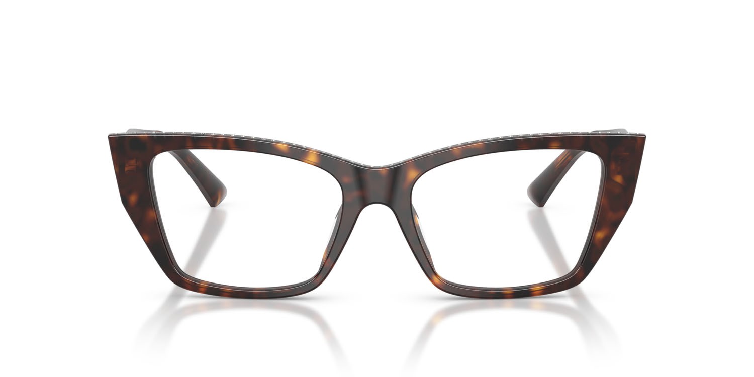 Eyeglasses Jimmy Choo JC 3031BU (5002) color havana shape cat eye lenses lente demo