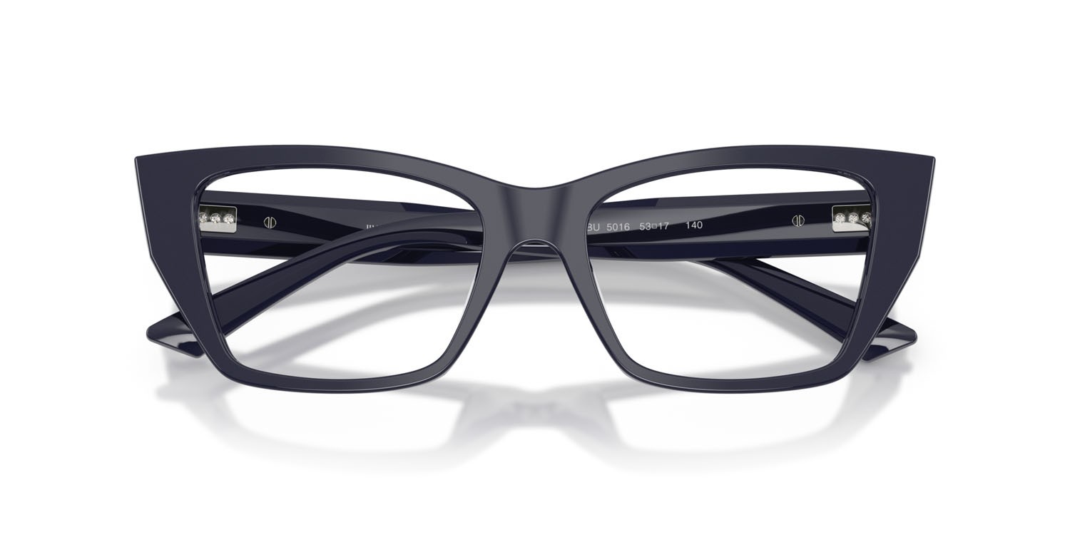 Eyeglasses Jimmy Choo JC 3031BU (5016) color blu shape cat eye lenses lente demo