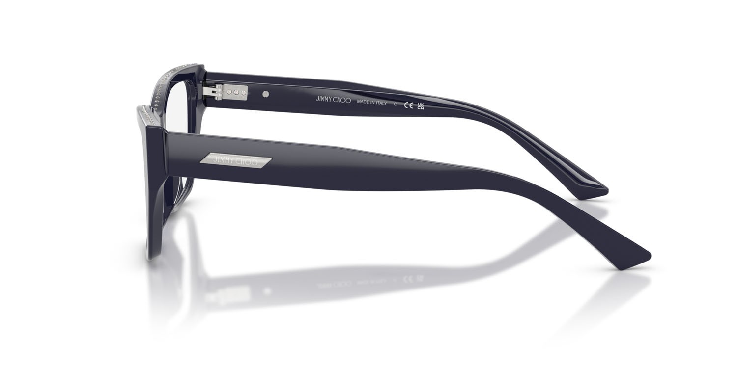 Eyeglasses Jimmy Choo JC 3031BU (5016) color blu shape cat eye lenses lente demo