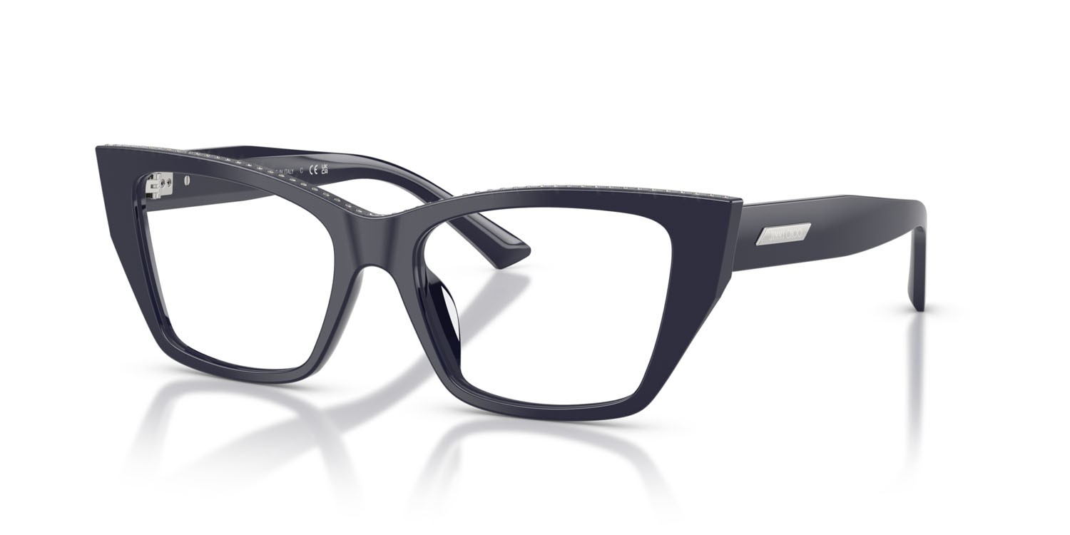 Eyeglasses Jimmy Choo JC 3031BU (5016) color blu shape cat eye lenses lente demo