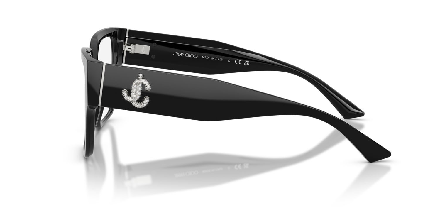 Eyeglasses Jimmy Choo JC 3032B (5000) color nero shape square lenses lente demo