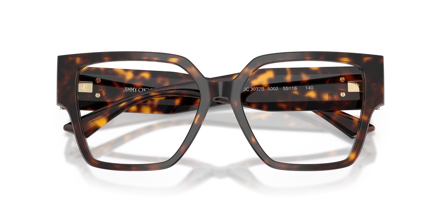 Eyeglasses Jimmy Choo JC 3032B (5002) color havana shape square lenses lente demo