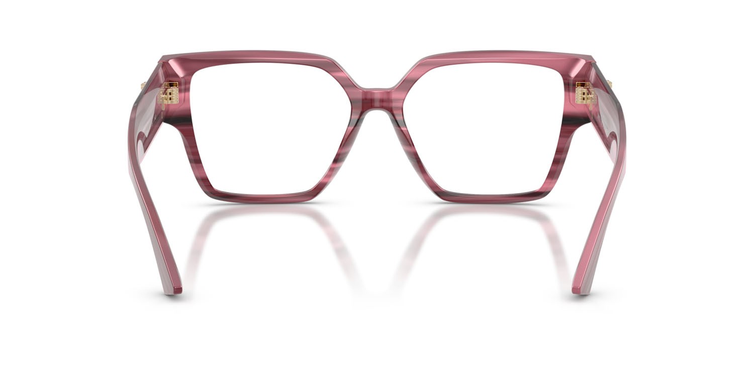 Eyeglasses Jimmy Choo JC 3032B (5064) color mirtillo rosso a righe shape square lenses lente demo
