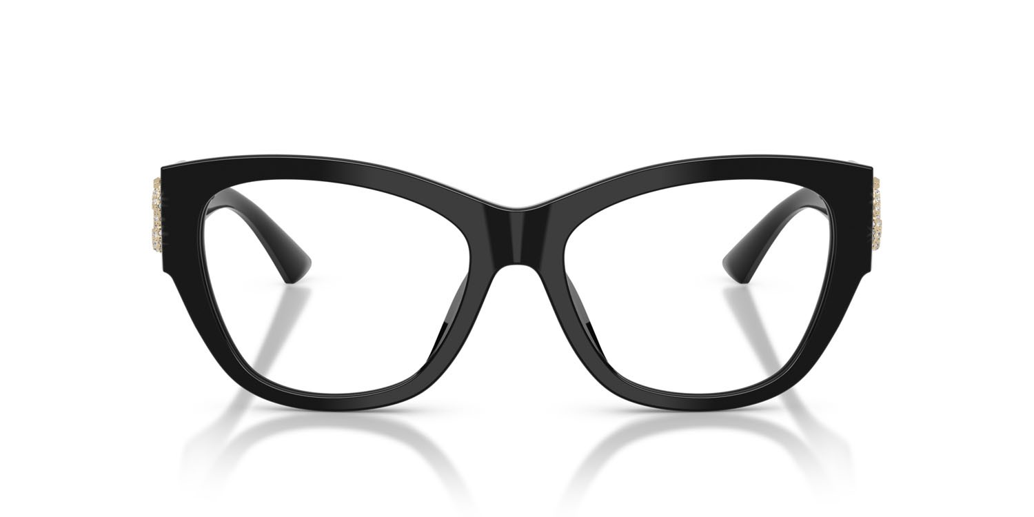 Eyeglasses Jimmy Choo JC 3033BU (5000) color nero shape pantos lenses lente demo