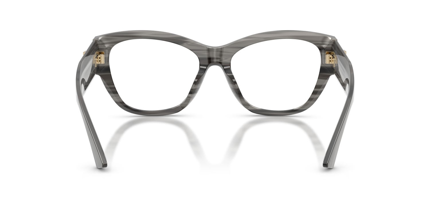 Eyeglasses Jimmy Choo JC 3033BU (5063) color nero striato shape pantos lenses lente demo