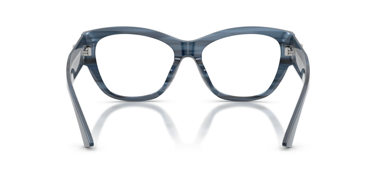 Eyeglasses Jimmy Choo JC 3033BU (5072) color navy a righe shape pantos lenses lente demo